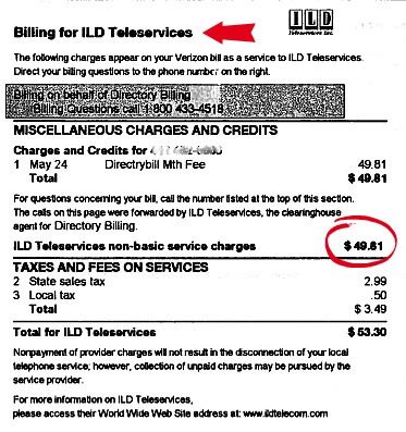 3rd Party Bill Charge