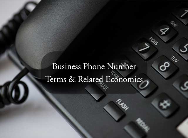 Business Phone Number Terms & Related Economics